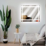 آینه بک لایت یاقوت مدل M54