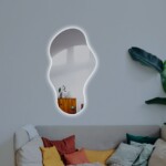 آینه یاقوت، آینه دکوراتیو، آینه مدرن، آینه با نور، آینه لمسی، آینه N1، آینه باکیفیت، آینه قیمت مناسب آینه یاقوت مدل N1